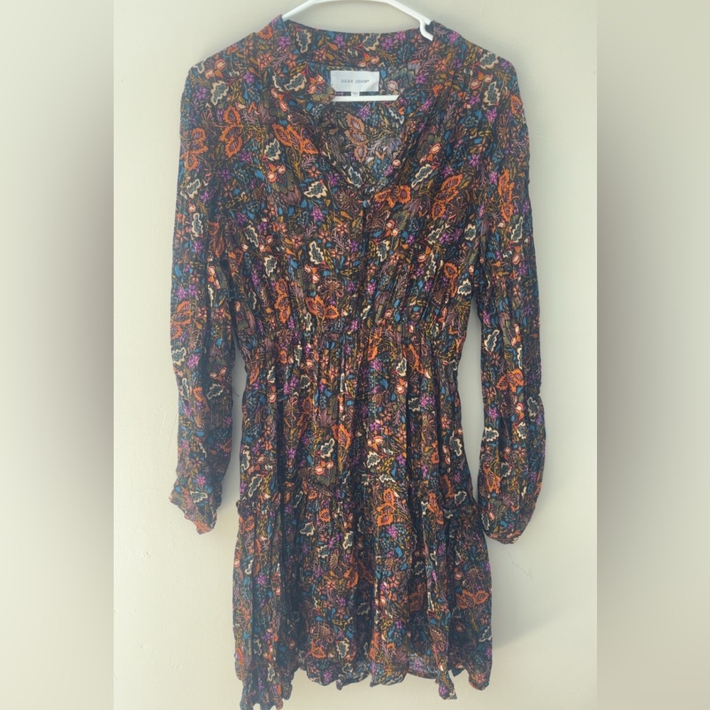 Dear John Multicolor Long Sleeve Dress